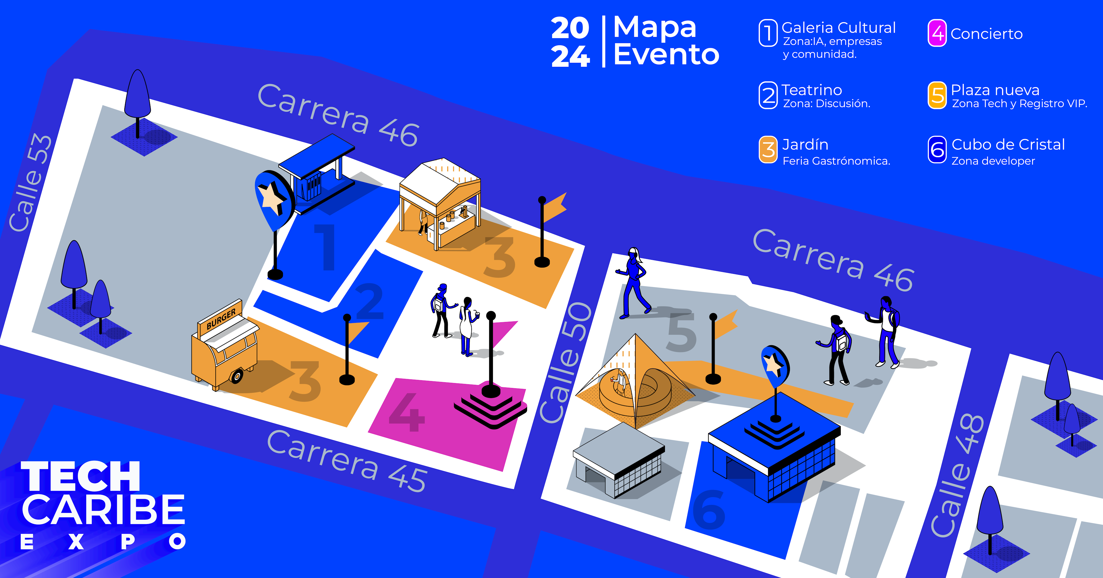 Mapa del evento